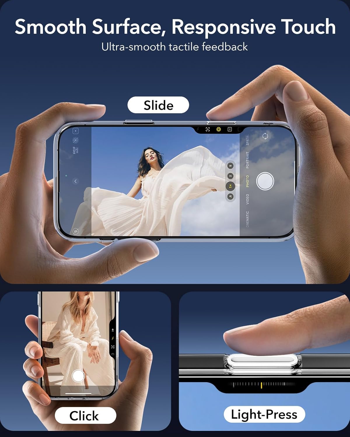PTL iPhone 16 Pro Case | MagSafe & Camera Protection | Clear Shockproof with Kickstand