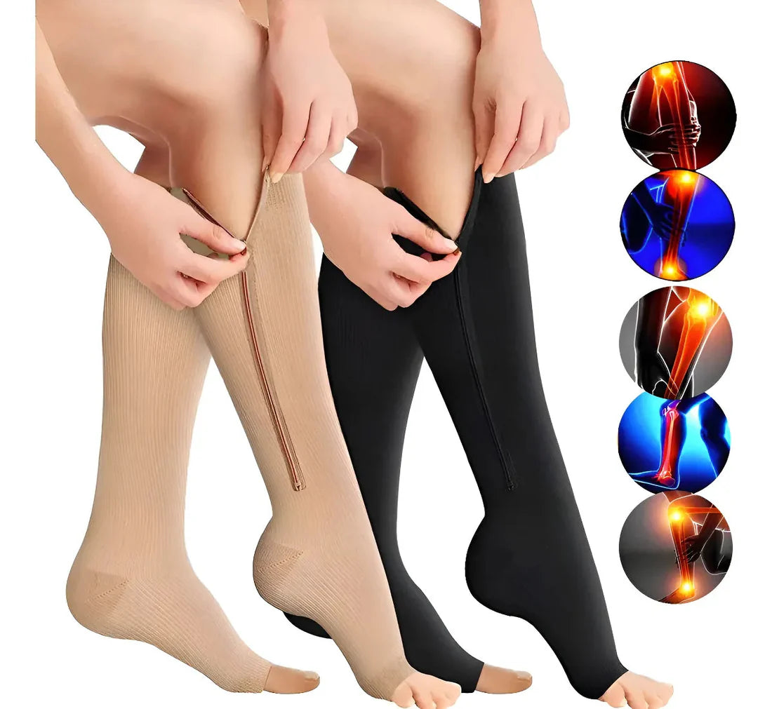 Medias de Compresión Antidolor (23-32mmHg) - Alivio Varices e Hinchazón