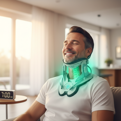 Dispositivo de Tracción Cervical Ajustable para Cuello y Hombros. Alivia el dolor cervical y corrige la columna