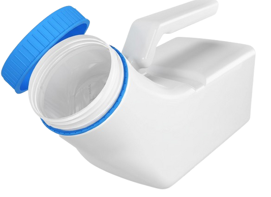 Orinal Masculino Luminoso (1000 ml) con Tapa Antiderrames