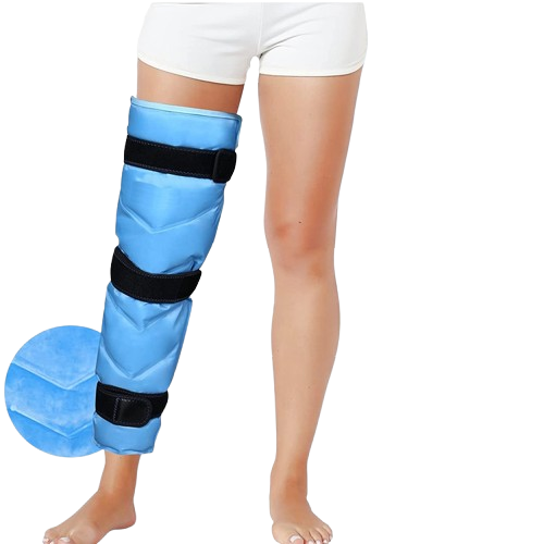 Pack de Hielo y Compresión (Frío/Calor) para Alivio Superior del Dolor de Pierna