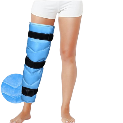 Pack de Hielo y Compresión (Frío/Calor) para Alivio Superior del Dolor de Pierna