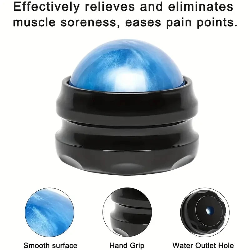Roller Massage Balls for Muscle Soreness, Muscle Nodules, Yoga and Myofascial Release Self-Massage Tools