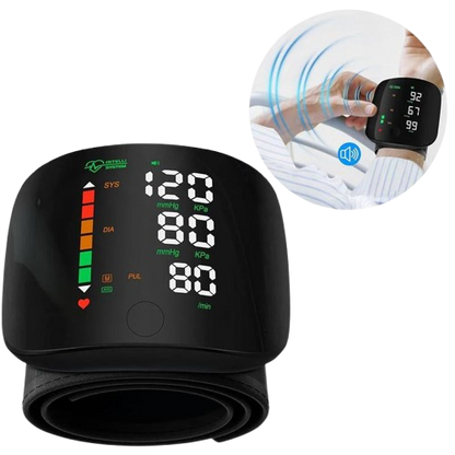 Tensiómetro de Muñeca Digital – Pantalla LED Táctil