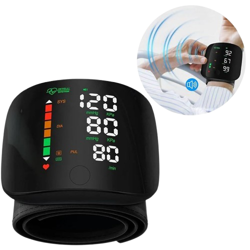 Tensiómetro de Muñeca Digital – Pantalla LED Táctil